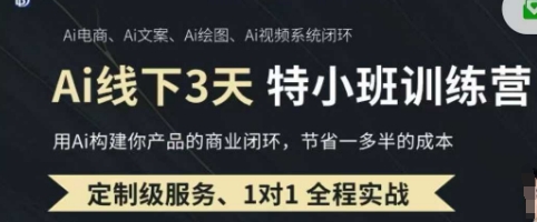 AI实操培训第20-21期线下，0基础保姆级教程，3月最新整理，企业获客、降本增效、打造超级个体-亮剑学堂